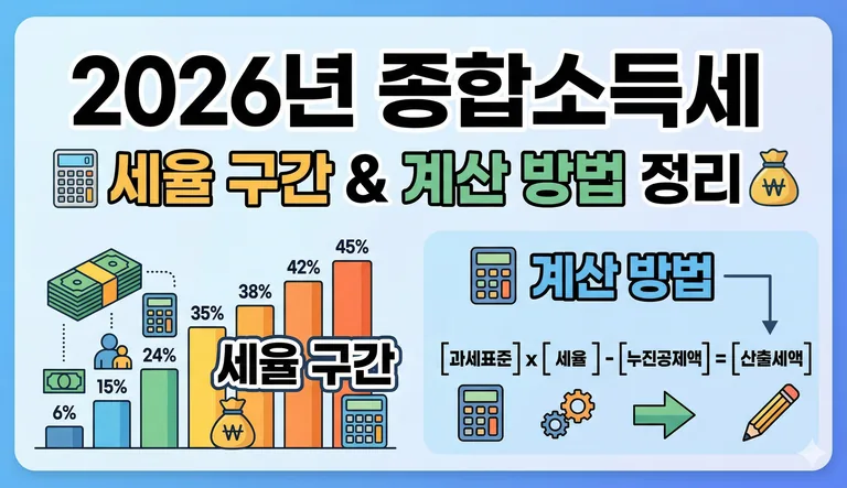 2026 종합소득세 요약 일러스트